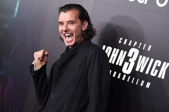 Gavin Rossdale looks happy at the ‘John Wick: Chapter 3 Parabellum’ film premiere