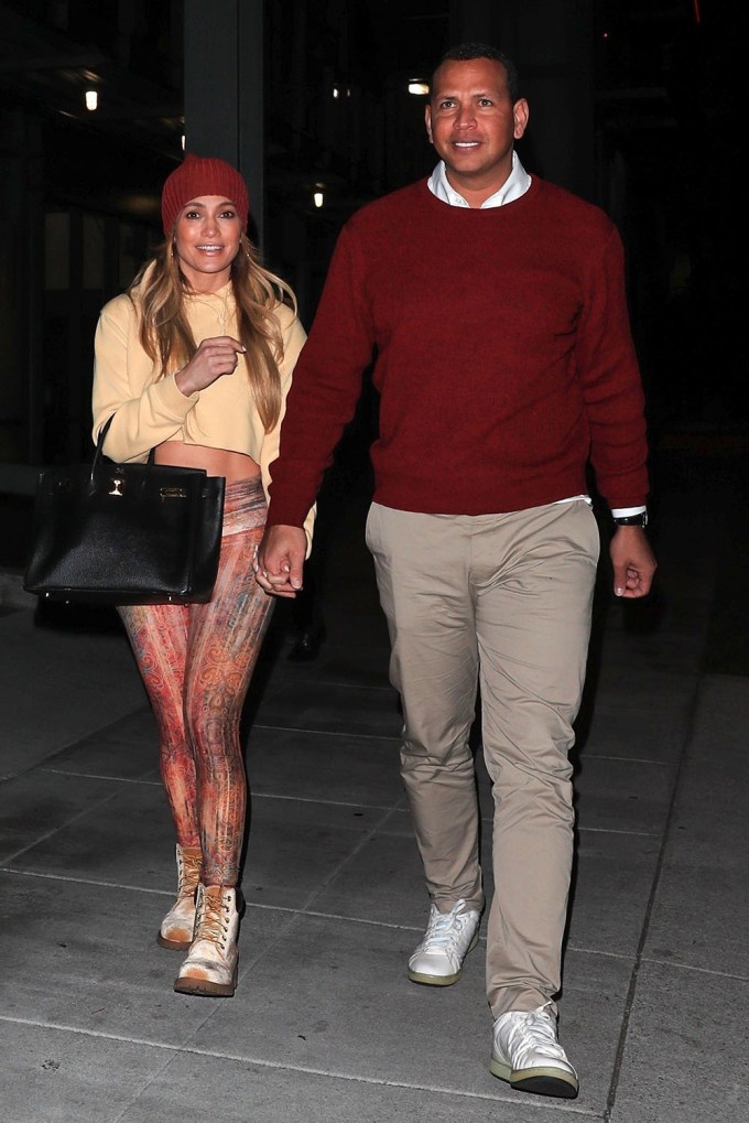 Jennifer Lopez & Alex Rodriguez Out In Beverly Hills