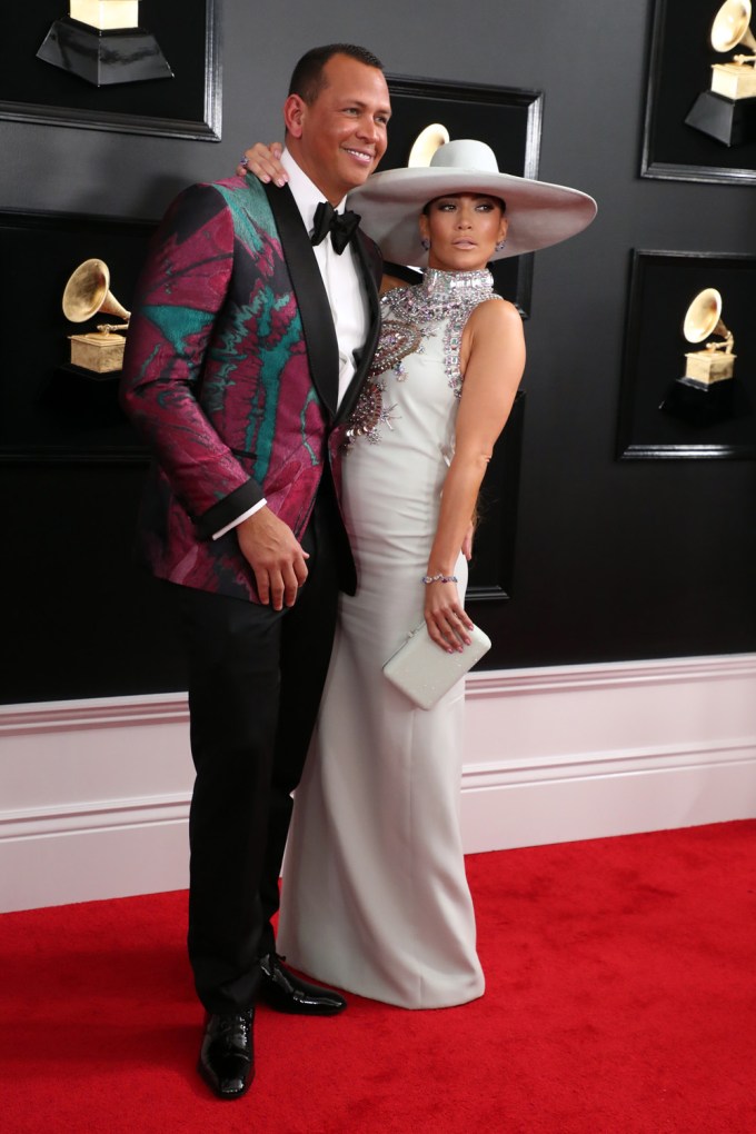 Jennifer Lopez & Alex Rodriguez At The Grammys