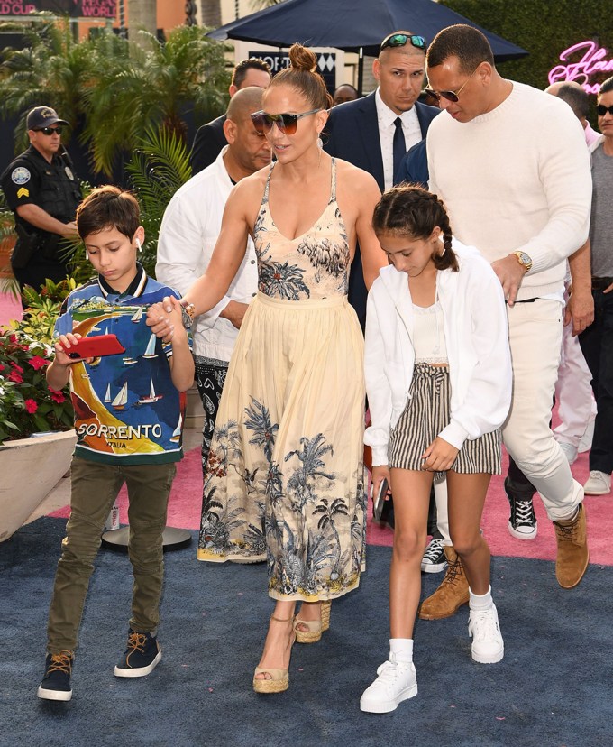 Jennifer Lopez Attends 2020 Pegasus World Cup With Her Family