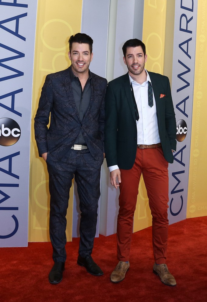 Drew Scott & Jonathan Scott At CMA Awards
