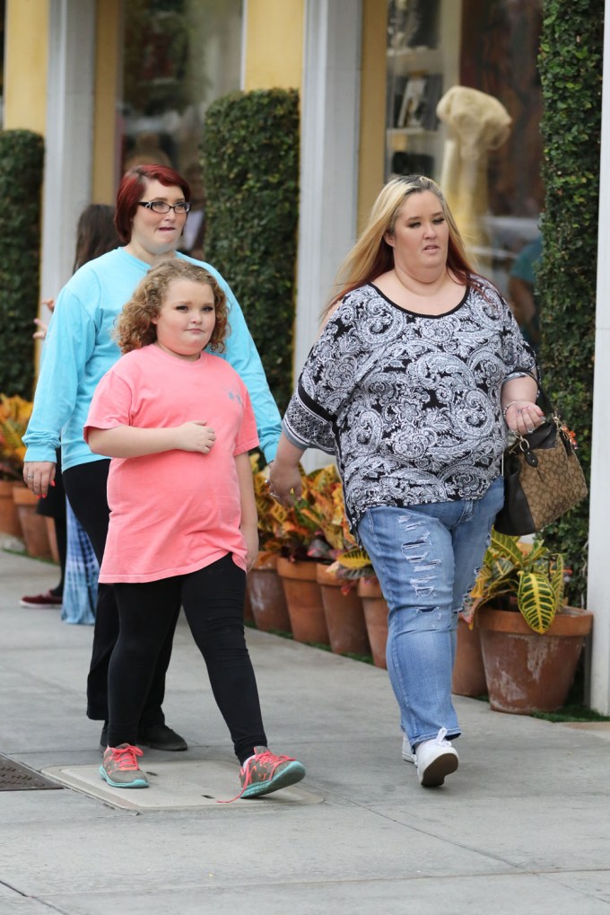 Mama June Out Filming