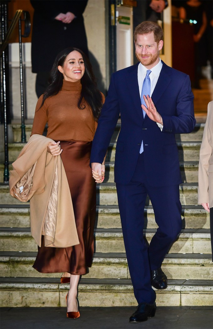 Prince Harry and Meghan Duchess of Sussex visit Canada House