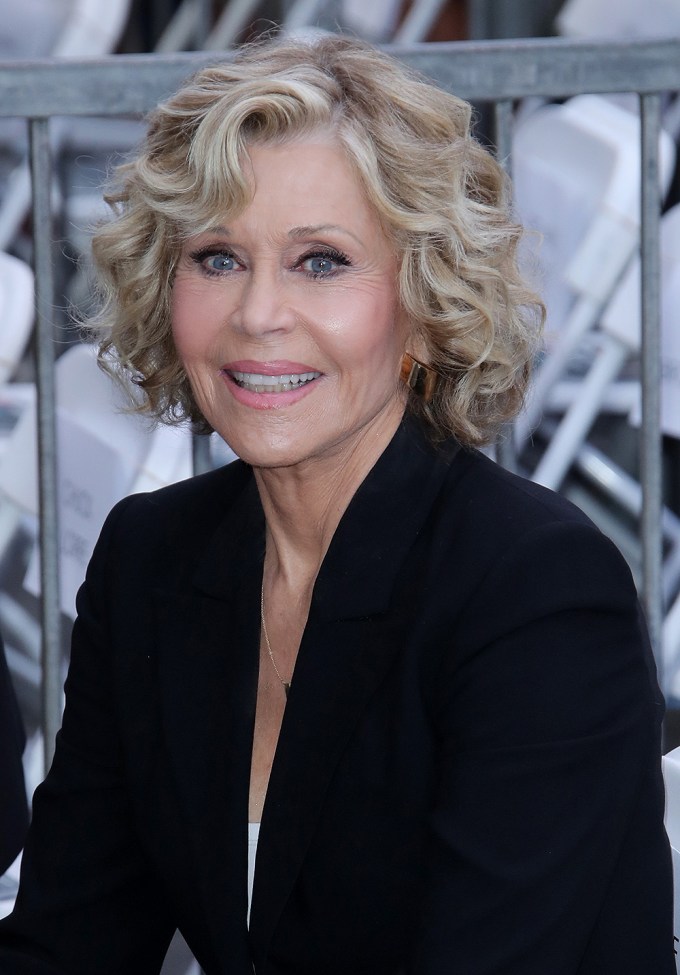 Jane Fonda smiling