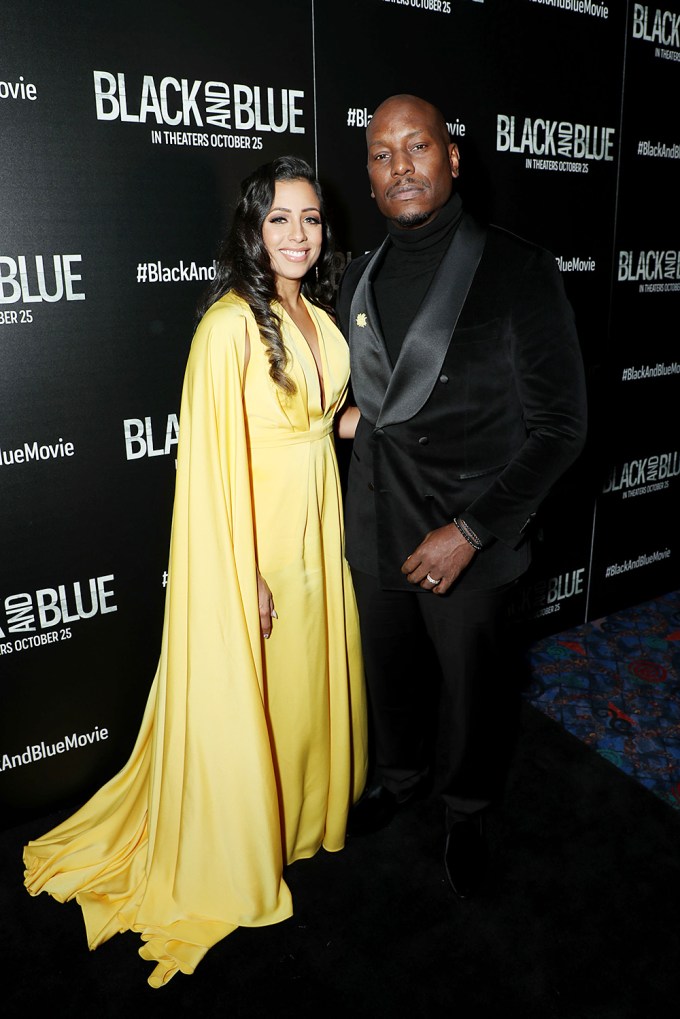 Tyrese Gibson & Samantha Lee Gibson Attend The ‘Black and Blue’ Screening