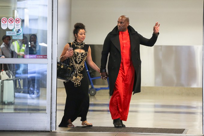 Tyrese Gibson & Samantha Lee Gibson Travel Together
