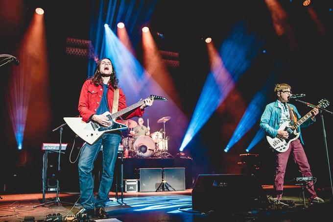 Weezer Performs At Concert In Machester