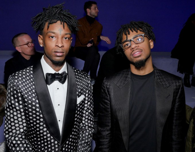 21 Savage Attends Tom Ford Show