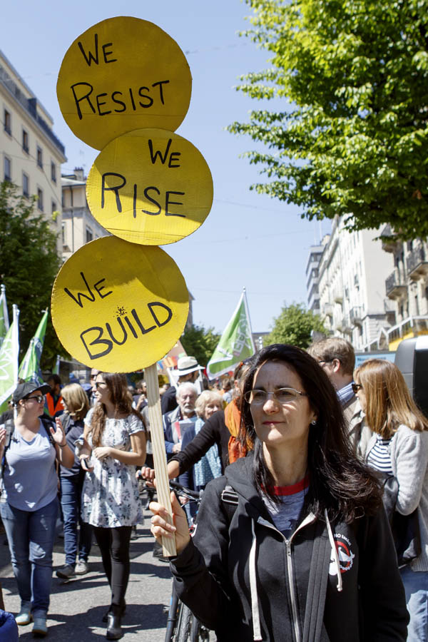 World Climate March in Geneva, Geneva Geneve Genf, Switzerland – 29 Apr 2017