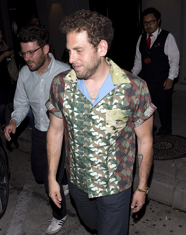 Jonah Hill Heads Home After Night Out
