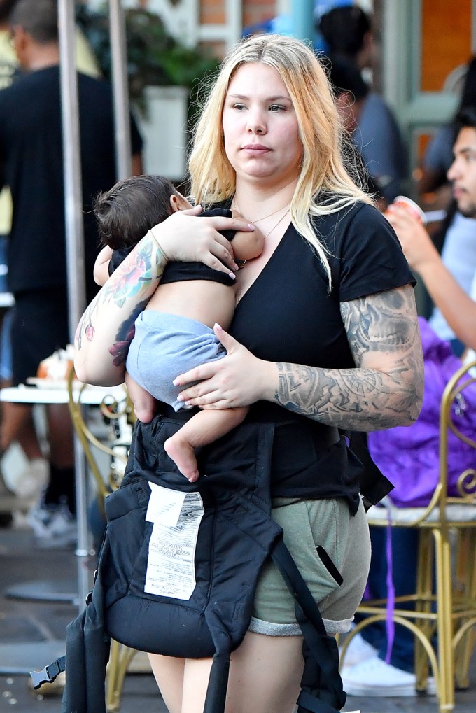 ‘Teen Mom’ Kailyn Lowry takes her son, Lux ,out to his first day at Disneyland