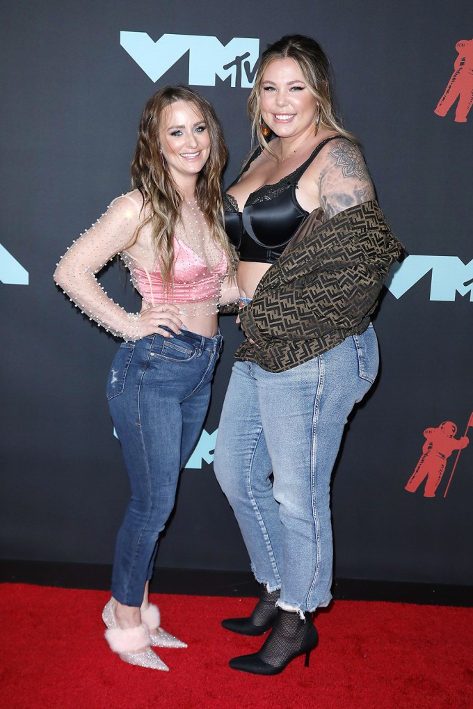 Kailyn and Leah Messer at the MTV VMAs
