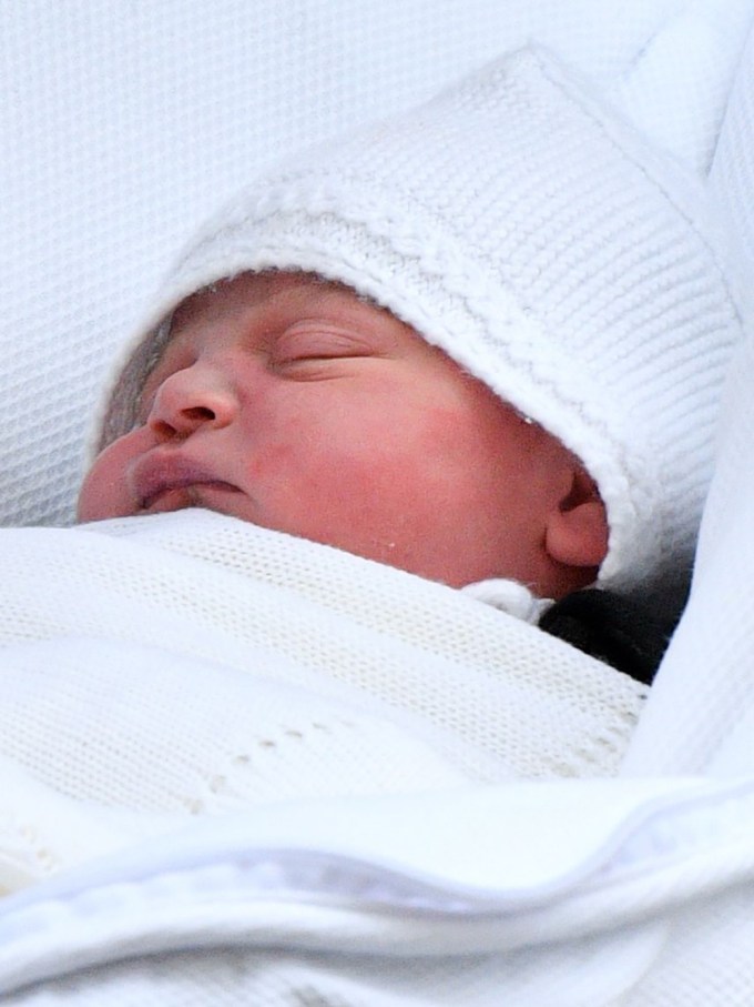 Prince Louis shortly after birth