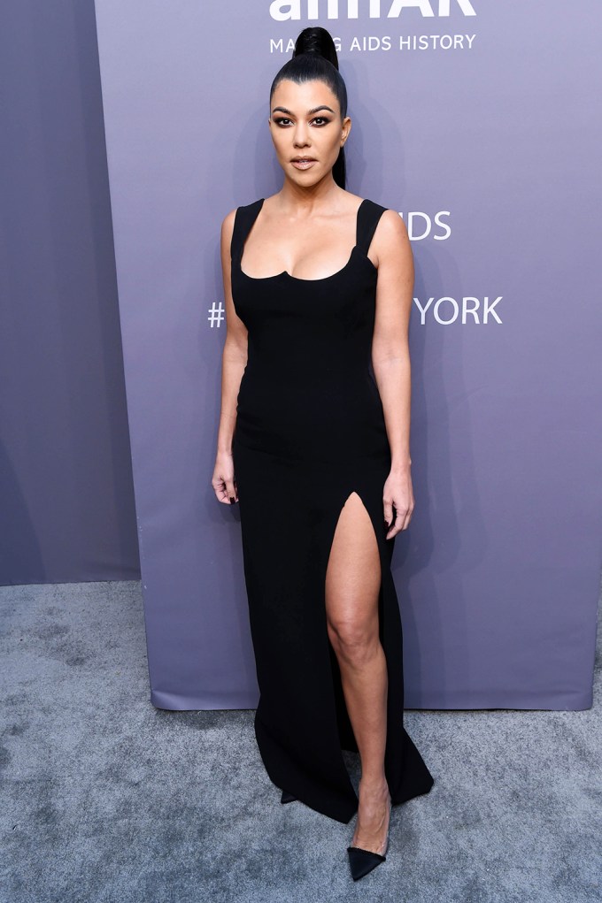 Kourtney Kardashian At The amfAR Gala