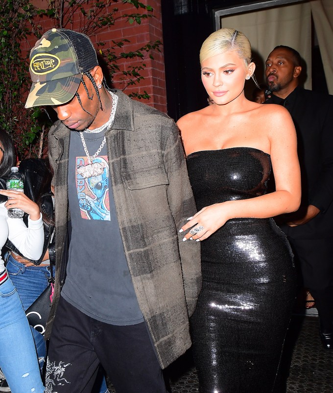 Kylie Jenner & Travis Scott Link Arms Ahead Of The VMAs