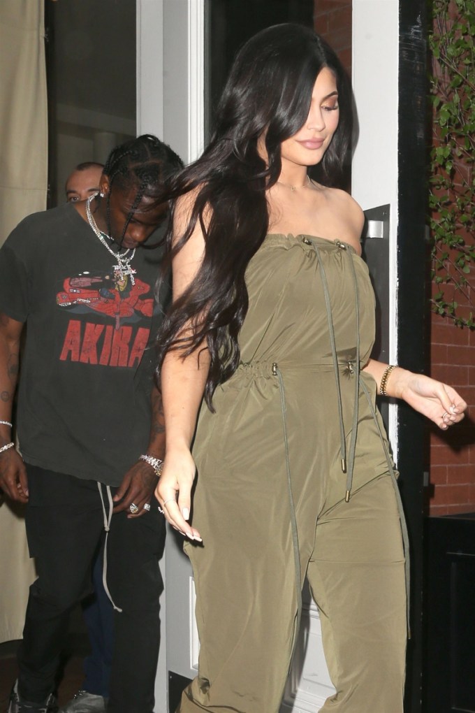Kylie Jenner & Travis Scott Have A Night Out In LA