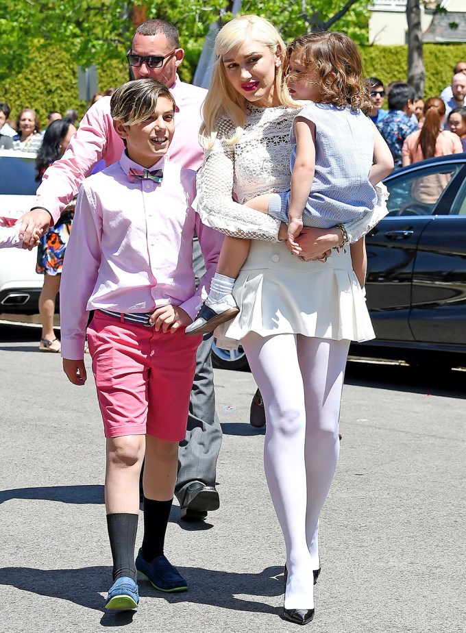 Gwen Stefani & Family Out And About