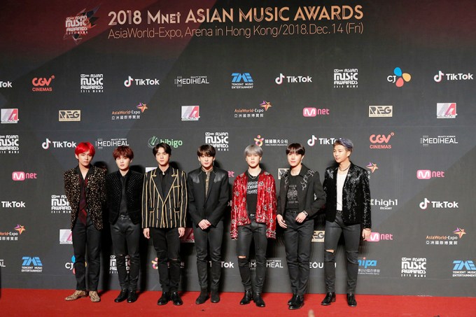 BTS at the 2018 Mnet Asian Music Awards