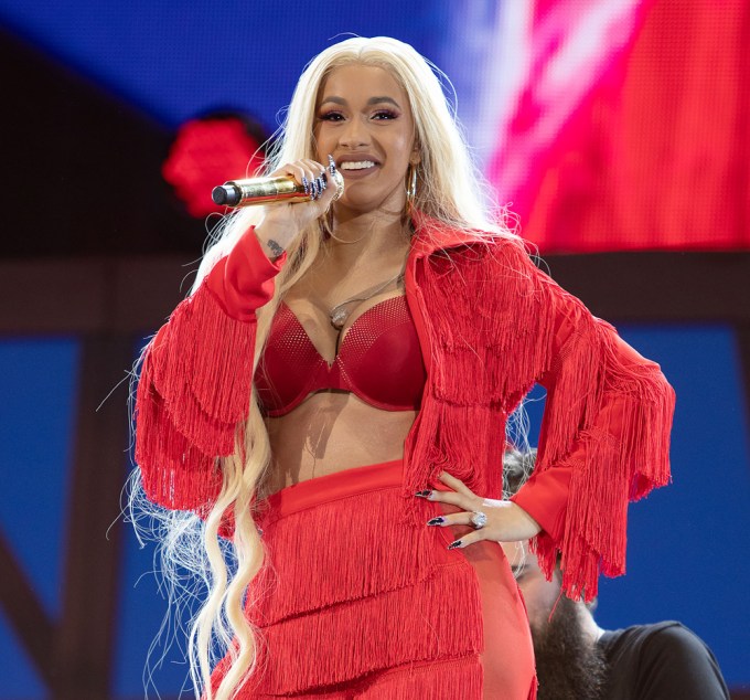 Cardi B at the 2018 Global Citizen’s Festival