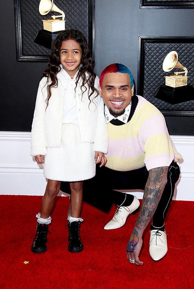 Chris Brown & Royalty At The Grammy Awards