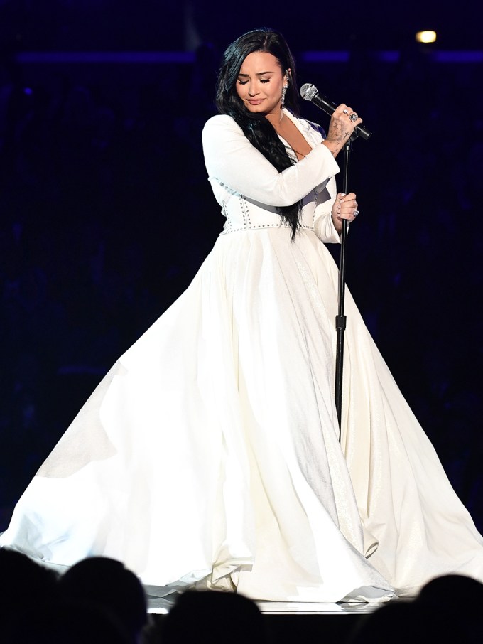 Demi Performs at the 62nd Annual Grammy Awards