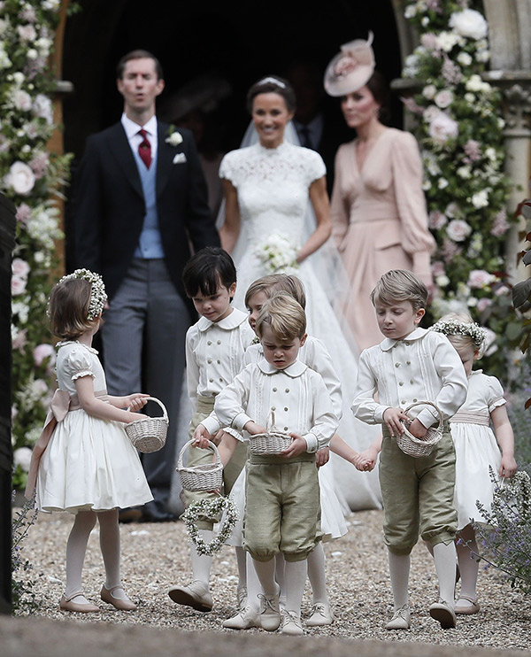Prince George & Princess Charlotte At Pippa’s Wedding