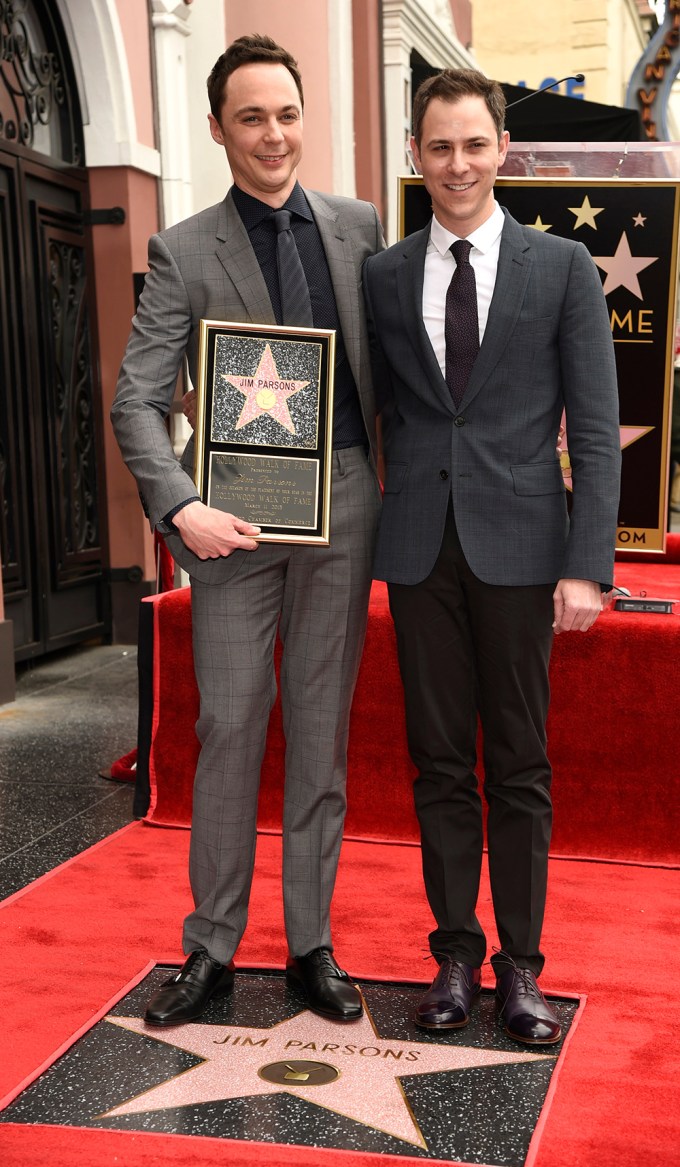 Jim Parsons Honored With A Star On The Hollywood Walk Of Fame