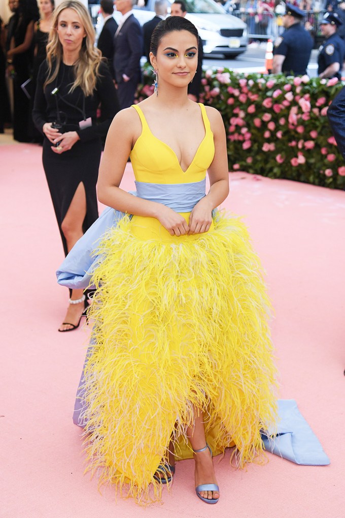 Camila Mendes Brings Out The Feathers