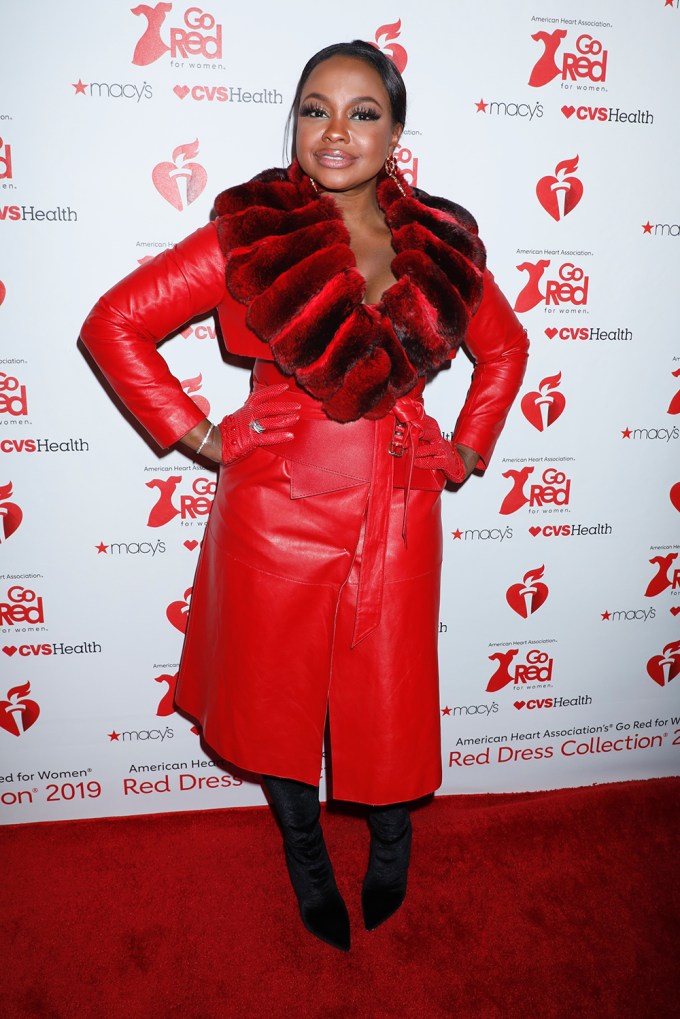 Phaedra Parks in Tom Ford at the 15th Annual American Heart Association’s ‘Go Red for Women’ Red Dress Collection show