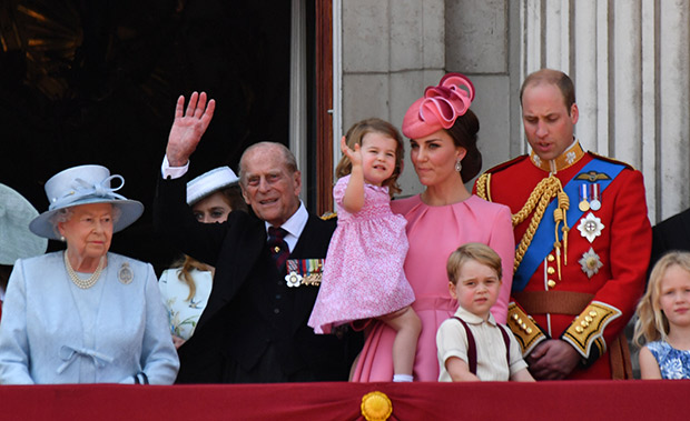 Prince George & Princess Charlotte At Trooping The Colour