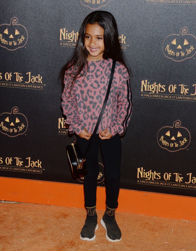 Royalty Brown Attends a Halloween event