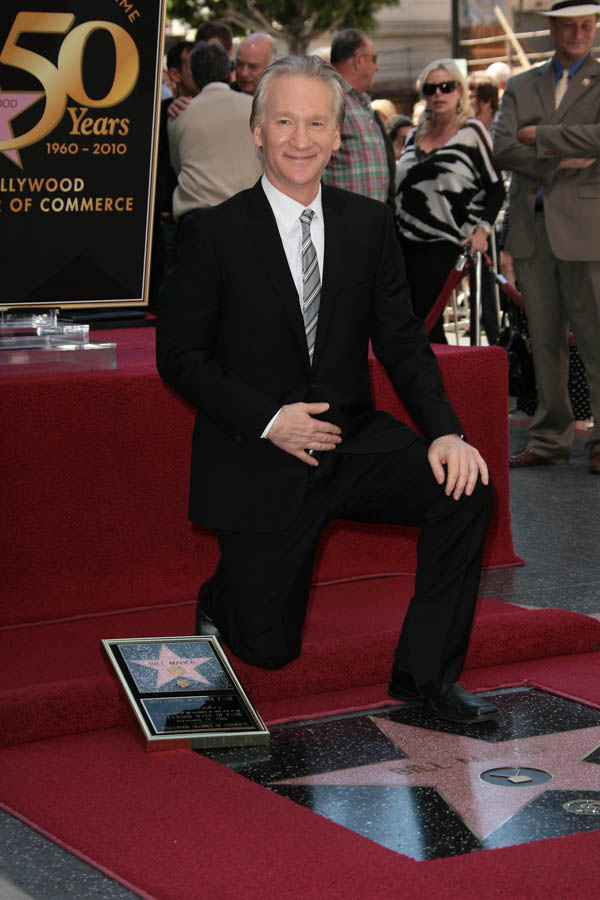 Bill Maher honoured with a star on The Hollywood Walk Of Fame, Los Angeles, America – 14 Sep 2010