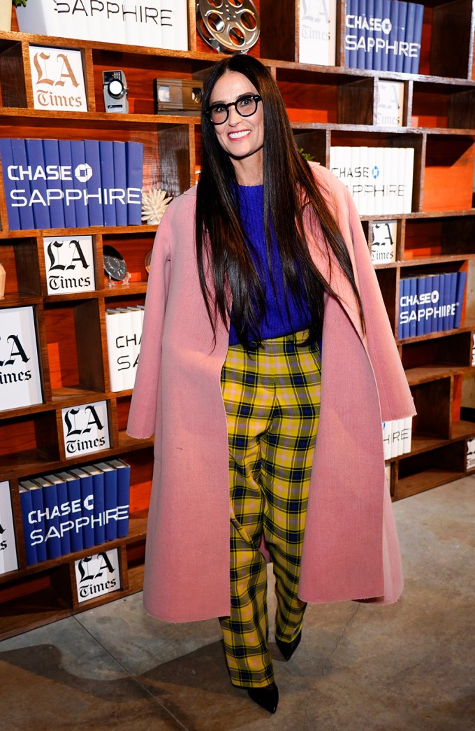 Demi Moore at the LA Times Studio at Chase Sapphire on Main in Park City, Utah