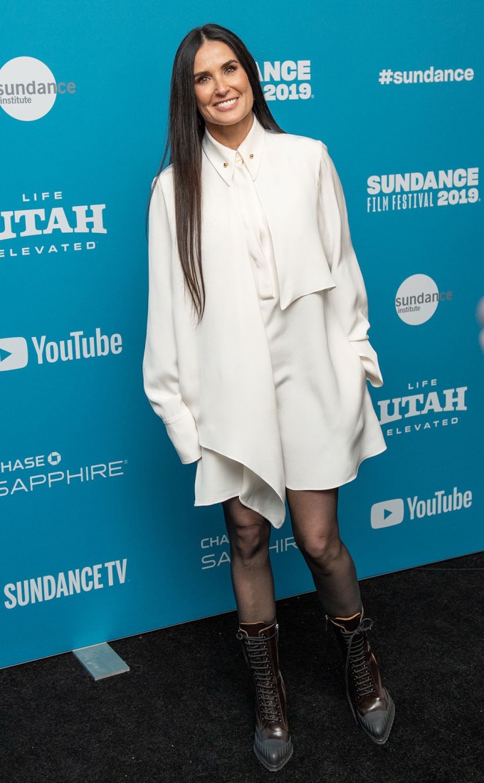 Demi Moore at the ‘Corporate Animals’ premiere in Park City, Utah