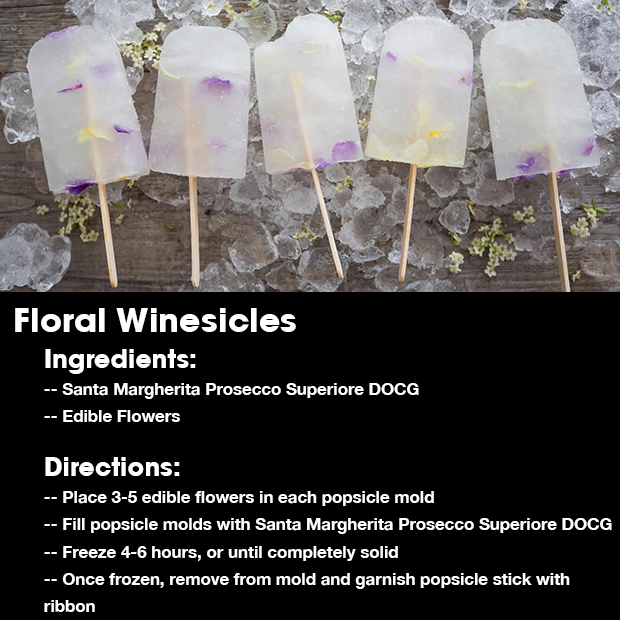 Floral Winesicles Recipe
