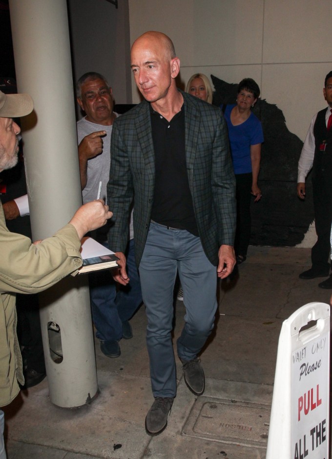 Jeff Bezos out and about in Los Angeles