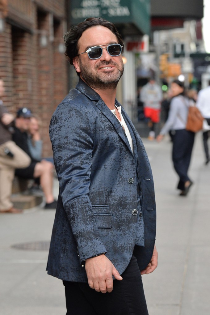 Johnny Galecki Attends ‘The Late Show With Stephen Colbert’