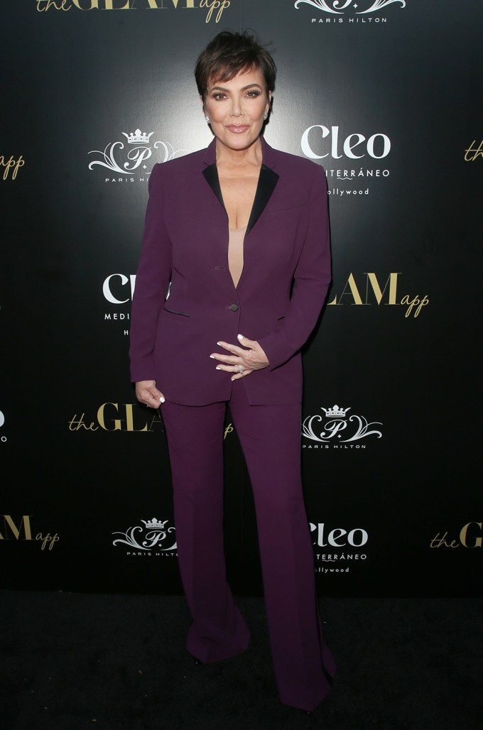 Kris Jenner At The Glam App Launch