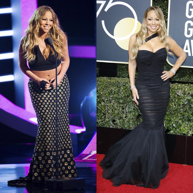 Mariah Carey flaunts her slimmed down figure