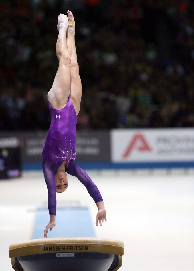 McKayla Maroney At Belgium Gymnastics Worlds