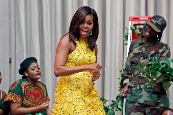 Michelle Obama At The National Gallery of Art In Washington