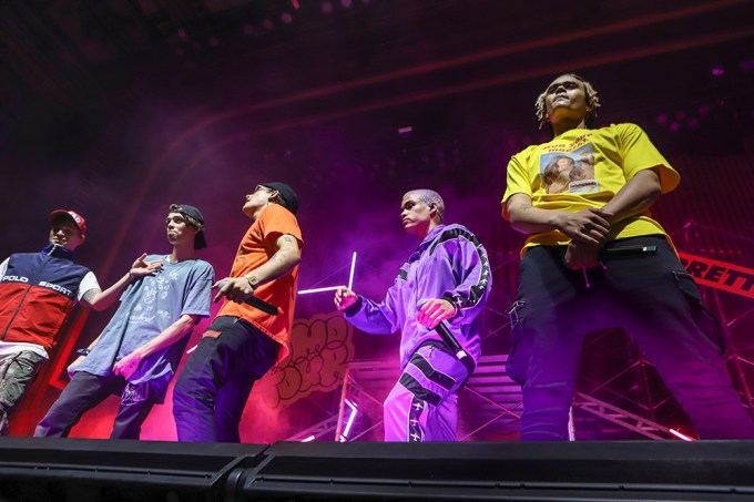 PRETTYMUCH hit the stage during their FOMO Tour