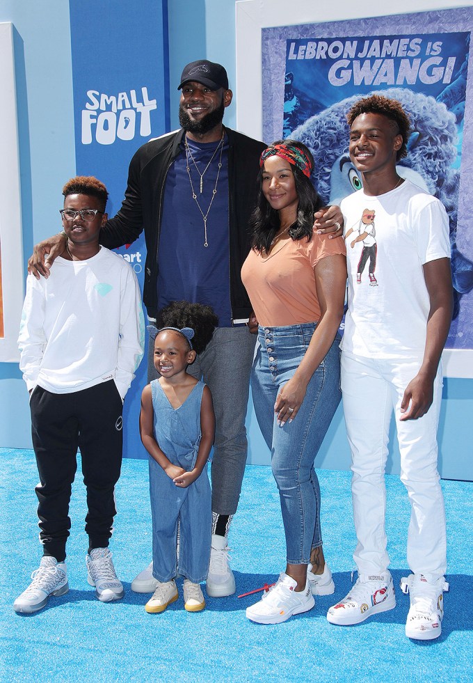LeBron James & His 3 Children