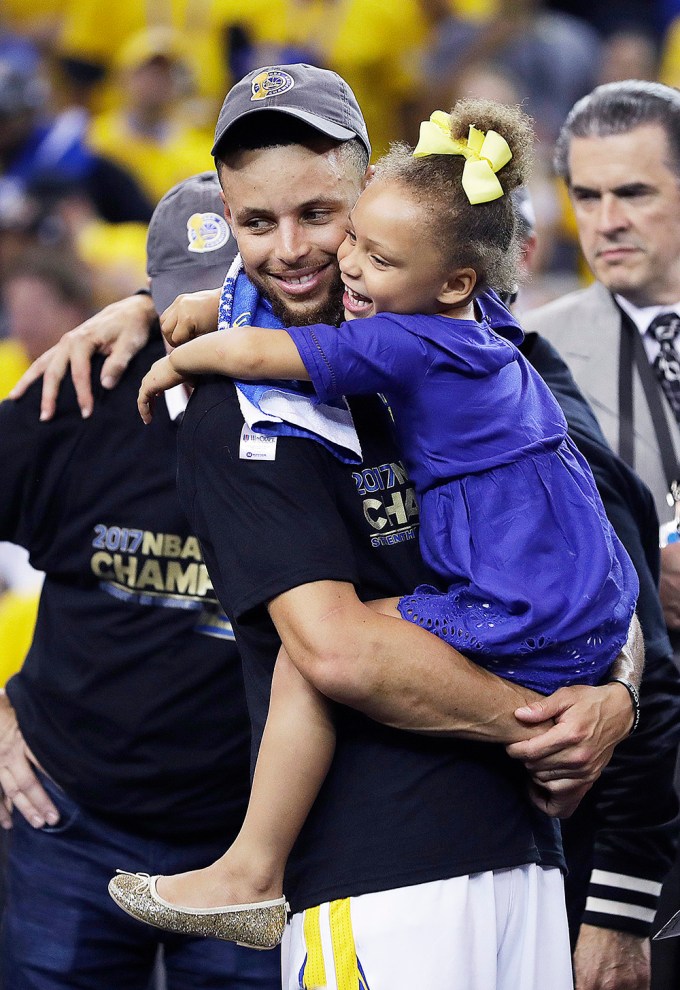 Steph Curry & Daughter Riley