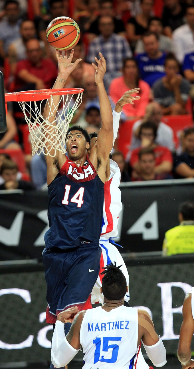 Anthony Davis At Spain Basketball World Cup
