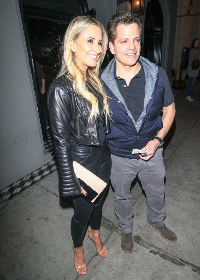 Anthony Scaramucci & Deidre Ball At Craig’s In 2018