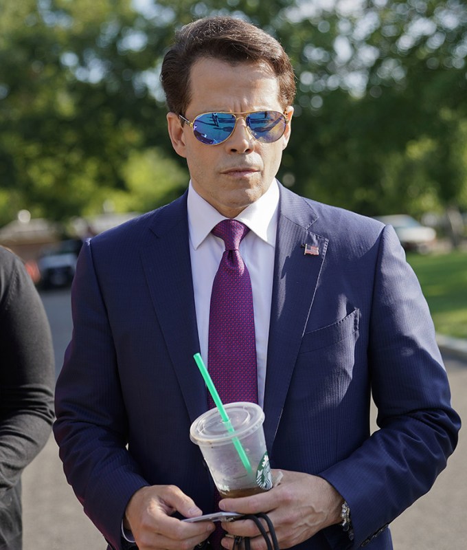 Anthony Scaramucci In Blue Sunglasses