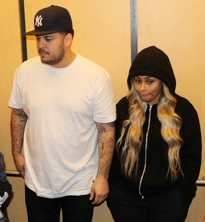 Kim and Rob Kardashian and Blac Chyna out and about, Los Angeles, America – 26 Apr 2016