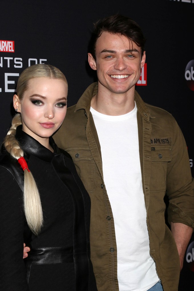 Dove Cameron and Thomas Doherty at the ‘Agents of S.H.I.E.L.D’ 100th Episode Celebration
