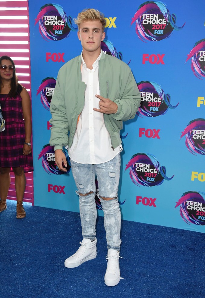 Jake Paul attends the TCAs in Los Angeles